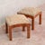 Art Deco Stools in Walnut, Set of 2 For Sale - Image 9 of 13
