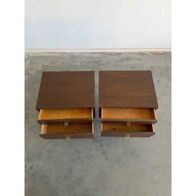 1960s Nightstands by American of Martinsville - Pair For Sale - Image 10 of 11