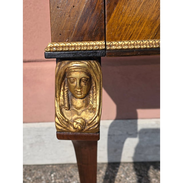 Empire-Style Console Table, 1970 For Sale - Image 9 of 11