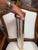 Metal Thick Tubular Glass and Solid Brass Wall Sconce For Sale - Image 7 of 12