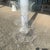 This is a white wire planter/display stand. Made of wire & metal. 4 scrolled feet. Very European/French style. No...