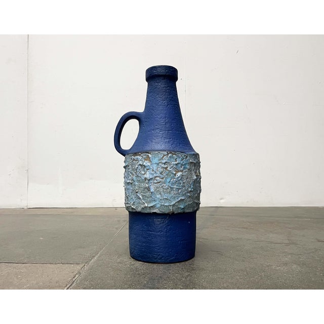 Mid-Century Modern West German Pottery WGP Fat Lava Floor Vase from Carstens Tönnieshof, 1960s For Sale - Image 12 of 18