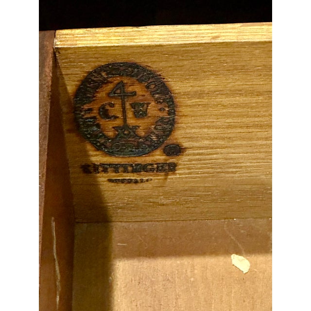 Wood Kittinger Williamsburg Mahogany Queen Anne Lowboy With Ball & Claw Feet For Sale - Image 7 of 10