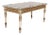 French Decorated Marble Topped Coffee Table, 1920s For Sale