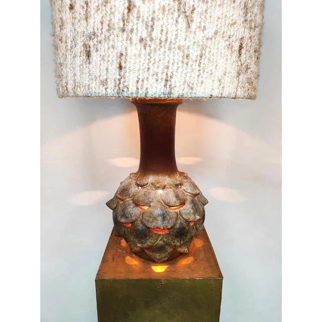 Vintage Ceramic Table Lamp, 1960 For Sale - Image 4 of 5