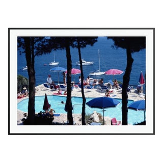 Il Pellicano Hotel 1980 by Slim Aarons Framed C-Print For Sale