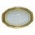 Antique Schlaggenwald H&c Czech Heavy Gold & Yellow Porcelain Serving Dish For Sale