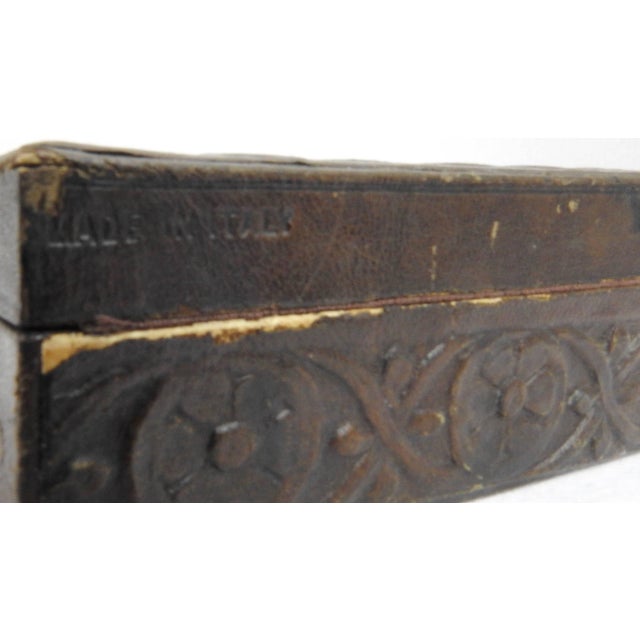 Art Deco Italian Leather Box With Celebration For Sale - Image 9 of 10