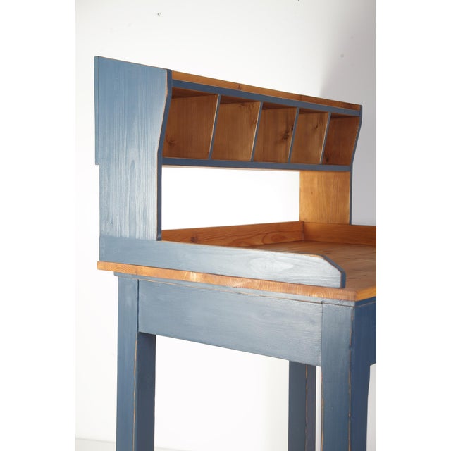 Blue Vintage Postal Writing Desk, 1940s, Set of 65 For Sale - Image 8 of 18