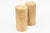 Modern Vintage Italian Alabaster Column Bookends Cream, Tan, Gray, 1970's For Sale - Image 3 of 10