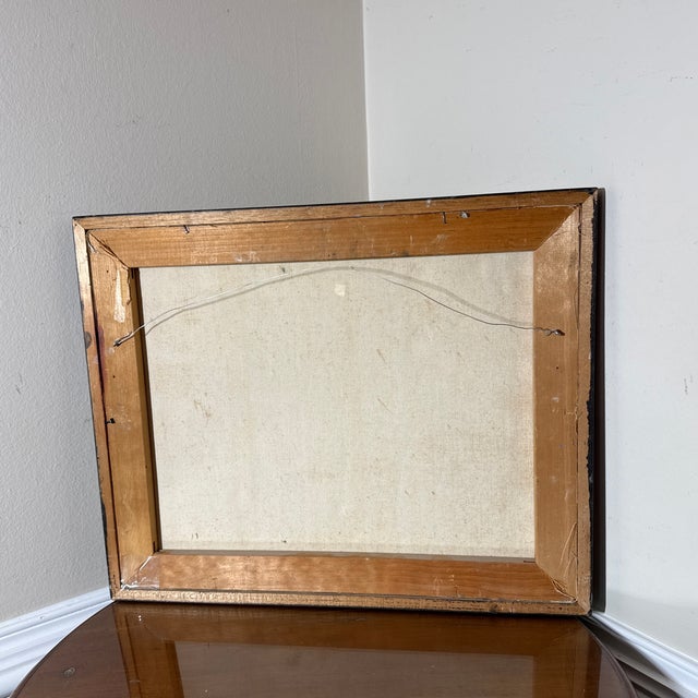 1960s Original Still Life Painting Potted Plants Vase Colorful Expressionist Framed Art For Sale - Image 12 of 12