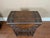 Petite Antique English Side Sofa Table Barley Twist Drop Leaf Gateleg Carved Oak For Sale - Image 11 of 18