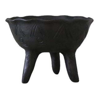 Handmade Three-Legged Bowl For Sale