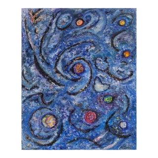 "Into the Deep" Oil Painting on Canvas by Bruce Mishell For Sale