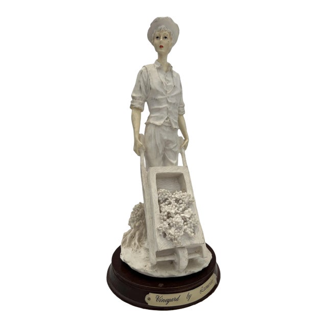 Vintage Early 20th Century Figurine "Vineyard by Leonardo" For Sale