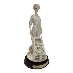 Vintage Early 20th Century Figurine "Vineyard by Leonardo"