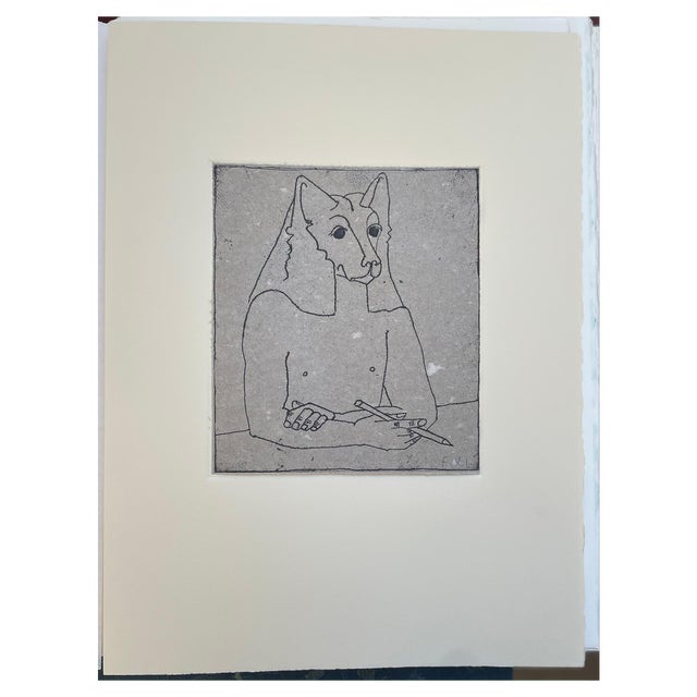 François-Xavier Lalanne, Anubis, 2005, Etching For Sale