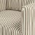 Textile Stoffer Home x Cloth & Company Lindy Slipcover Dining Arm Chair in Jane Stripe Burlap For Sale - Image 7 of 7