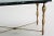 Metal Italian Coffee Table with Marble Top and Brass Base, 1950s For Sale - Image 7 of 16