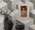 Figurative Impressive 1960’s Vintage Abstract Expressionist Painting of a Standing Figure by Artist Michael Davies, 15” X 12.5” For Sale - Image 3 of 10