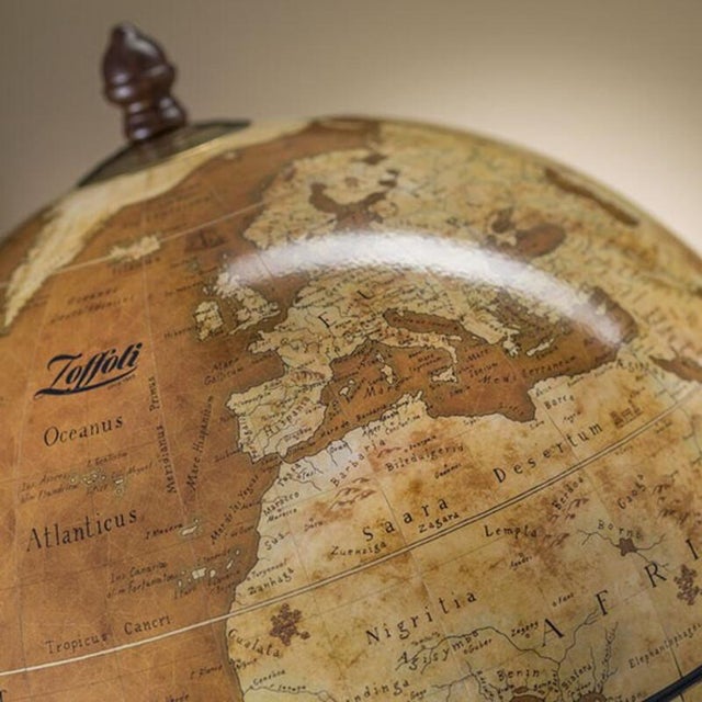 Jupiter Rust Globe Bar by Zoffoli Mappamondi For Sale - Image 4 of 7