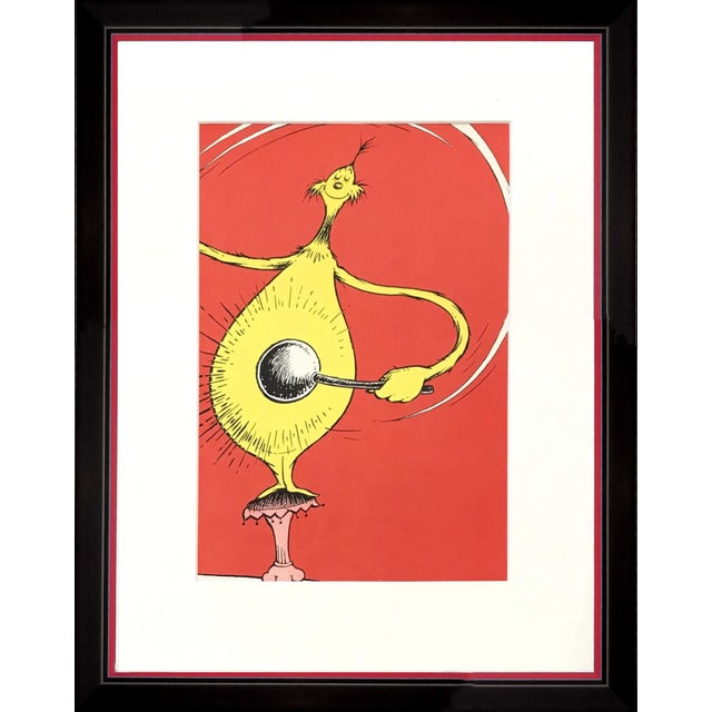 Artist: Dr Seuss, Theodor Geisel Country: USA Title: Untitled Medium: Lithographic print Paper Size: 11x 8 inches on matte...