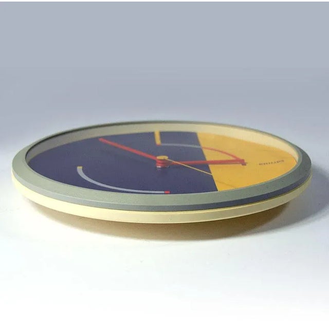 1980s Wall Clock from Philips, 1980s For Sale - Image 5 of 7