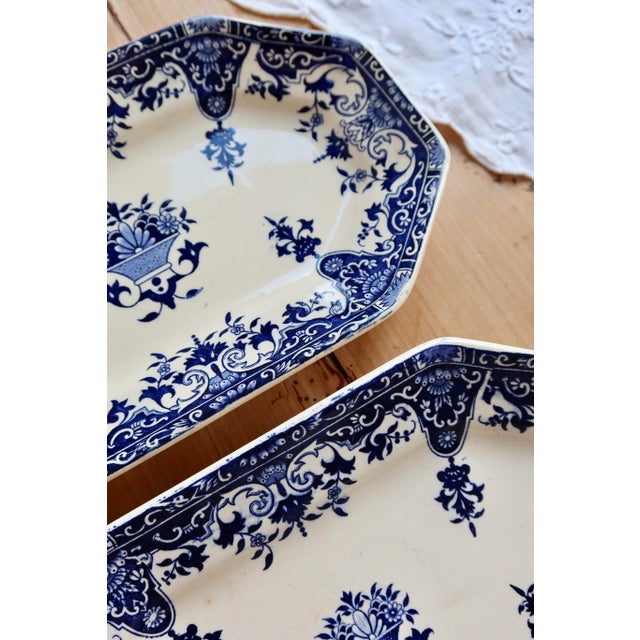 19th Century Iron Ore Raviers with Rouen Pattern from Longchamp, Set of 2 For Sale - Image 4 of 9