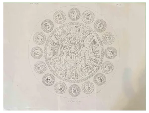 Domenico Klemi Bonatti, Patera d'Oro, Etching, 1850s