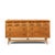Broyhill Brasilia Mid Century Walnut and Brass 6 Drawer Dresser This lowboy measures: 58 wide x 19 deep x 31 inches high...