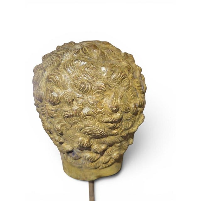 Italian Artist, Pair of L Bronze Roman Emperor Heads on Marble Pedestals, 1950, Bronze For Sale - Image 10 of 11