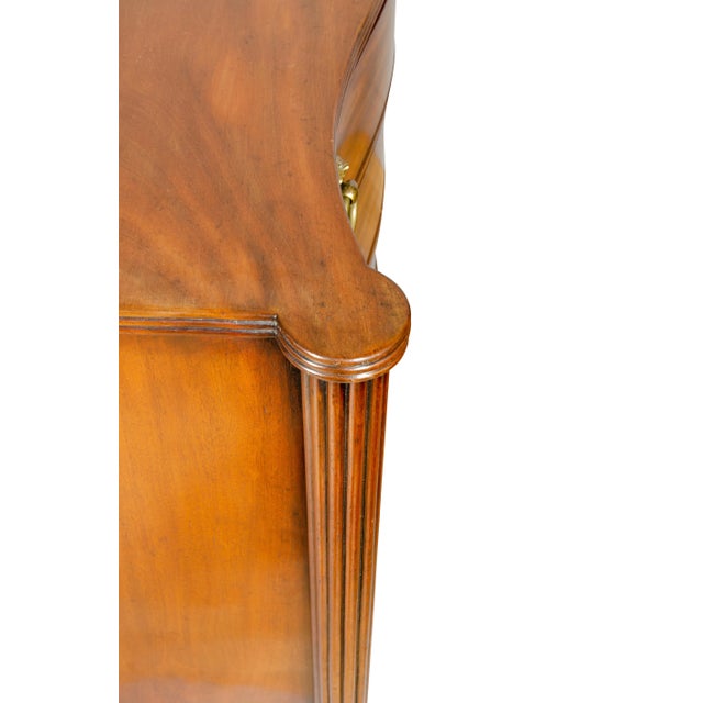 Regency Mahogany Serpentine Chest of Drawers For Sale - Image 12 of 13