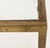 Modern Glass Top Brass Dining Table For Sale - Image 4 of 7
