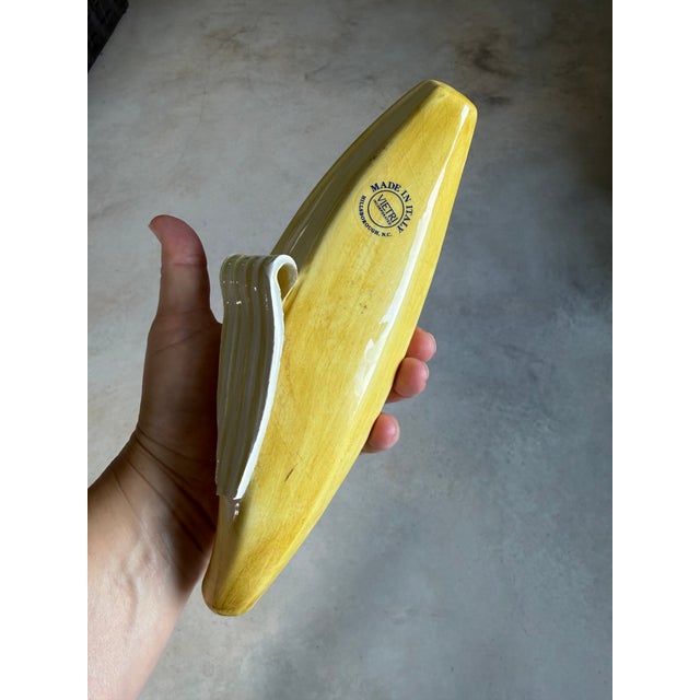 Italian Glazed Ceramic Banana Sculpture (After Warhol) (After Maurizio Cattelan) For Sale - Image 12 of 18