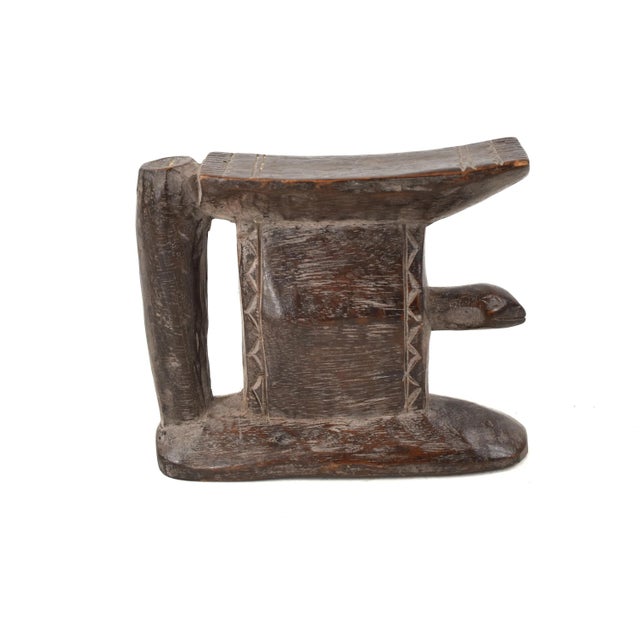 African Early 20th Century Senufo Child's Headrest Côte d'Ivoire For Sale - Image 3 of 6