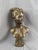 Vintage Gilt Composition Bust "Lys" After Emile Pinedo, French Art Nouveau Revival Sculpture For Sale - Image 10 of 18