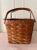 Vintage Woven Picnic Basket For Sale - Image 10 of 11