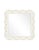 Contemporary Fleur Home Garden District Satsuma Square Mirror in Swiss Coffee, 24x24 For Sale - Image 3 of 3