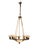 Art Deco French Alabaster Chandelier, 1930s For Sale - Image 3 of 17