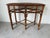 Vintage Milling Road for Baker Bamboo & Rattan Demi-Lune Console Table For Sale - Image 11 of 12