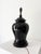1980s 20th Century Black Gloss Ceramic Table Lamp, Britain, 1980s For Sale - Image 5 of 8