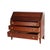 Early 19th Century Antique Federal Hepplewhite Mahogany Three Drawer Drop Front Desk C1820 For Sale - Image 5 of 6
