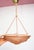 Metal Art Deco Style Ceiling Lamp in Pink Glass, 1930s-1940s For Sale - Image 7 of 9