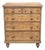 Antique Late 19th Century English Pine Faux Bois Maple Chest of Drawers For Sale