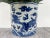 Asian Chinese Qing Dynasty Style Blue & White Dragon Motif Porcelain Planter For Sale - Image 3 of 10