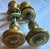 Brass Antique 19th Century Small Size Brass Door Knobs - A Pair For Sale - Image 8 of 13