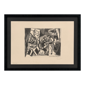Pablo Picasso, Scene D’interieur, Bloch 74 (Rare Hand Signed Lithograph), 1926