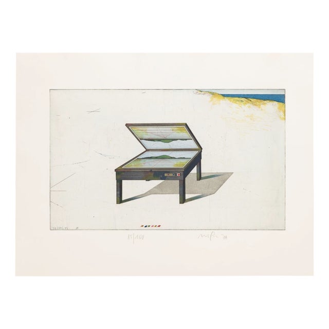 Werner Nöfer, Composition, 1976, Lithograph For Sale