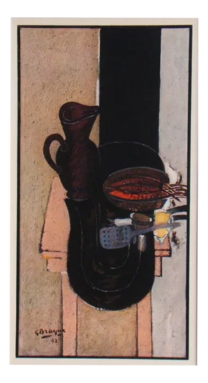 Georges Braqu, La Table de Cuisine, 1946, Heliogravure, Framed
