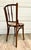Brown Antique Vienna Secession Bentwood Chair Attributed to Mundus With Floral Art Nouveau Seat For Sale - Image 8 of 16